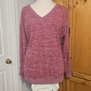 Torrid Women's V-Neck Sweater - Maroon